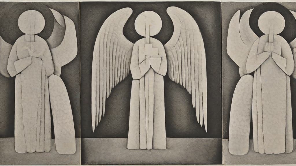  The description you’ve provided evokes the vision of Walter Benjamin’s "Angel of History," inspired by Paul Klee's painting "Angelus Novus." This transformation of the prompt integrates Benjamin’s philosophical musings on history, progress, and destruction with the dramatic visual imagery of the photograph. In this new context, the figure can be interpreted more deeply as an allegory for the human condition and societal progression, rather than merely a mythical being in turmoil. The reinterpretation might draw upon this backdrop, emphasizing how the concept of history as a continuous accumulation of wreckage relates to the individual's experience amid the disintegrating environment. The narrative could highlight the paradox of progr