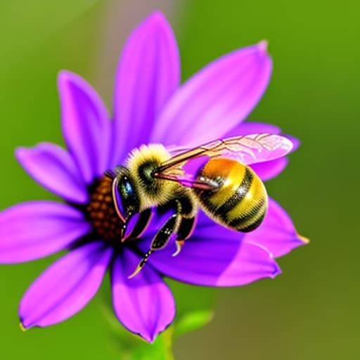  Colorful bee