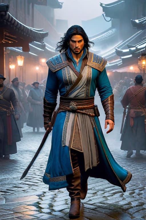  Kaladin Stormblessed hyperrealistic, full body, detailed clothing, highly detailed, cinematic lighting, stunningly beautiful, intricate, sharp focus, f/1. 8, 85mm, (centered image composition), (professionally color graded), ((bright soft diffused light)), volumetric fog, trending on instagram, trending on tumblr, HDR 4K, 8K