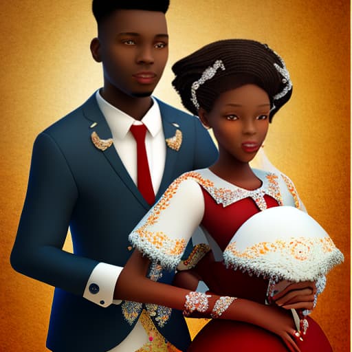 mdjrny-v4 style young black couple doing traditional marriage