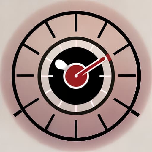  "\"Clock\" icon in 2d graphics simple"