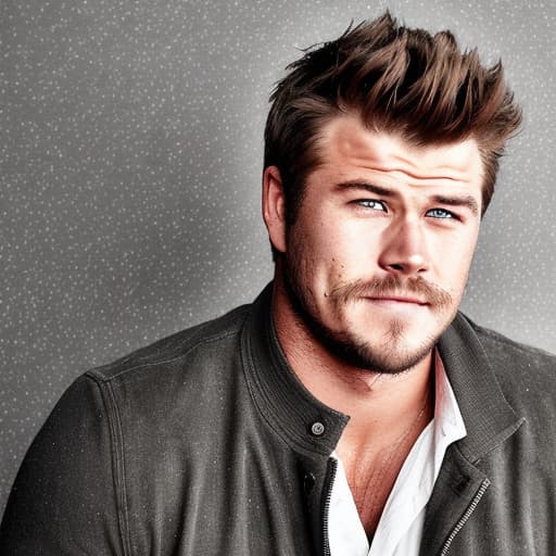 portrait+ style luke hemsworth queer face