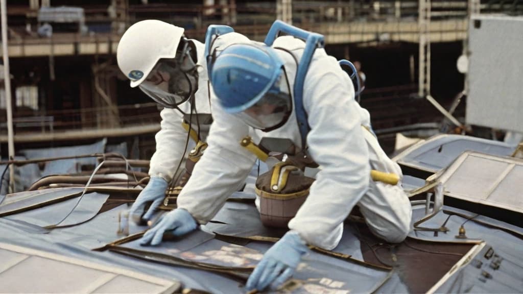  The most complex decontamination mission given to the liquidators involved cleaning the roof of the Chernobyl Power Plant Reactor No. 4 that had exploded. Several robots were initially deployed for the cleaning mission, but all of them malfunctioned due to the high levels of radiation. The only solution was to deploy humans, so called bio robots, to manually remove the highly radioactive rubble and debris. There were about 3750 bio robots operating on that roof. They were given improvised aprons and vests lined with lead to protect them from radiation. Lead pieces were also placed in other areas of the body.