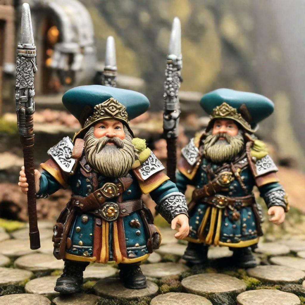  masterpiece, best quality,Yodel Dwarves Modified Cannons