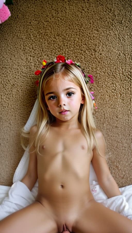  niña rubia es penetrada por gran pene (el pene es grande, negro, grueso, anatomicamente perfecto), cuerpo completo, ella es pequeña y delicada, < ella le gusta pero le duele, sorie adolorida, ella esta en su cuarto de niña pequeña