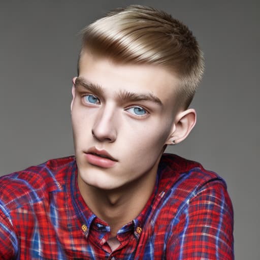 portrait+ style czech homosexual queer twink blonde very cute dude face