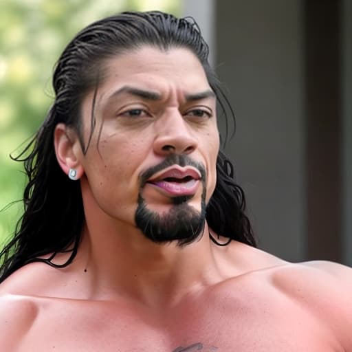  roman reigns queer face