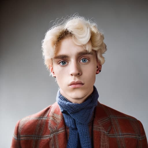 portrait+ style czech homosexual queer twink blonde very cute dude face