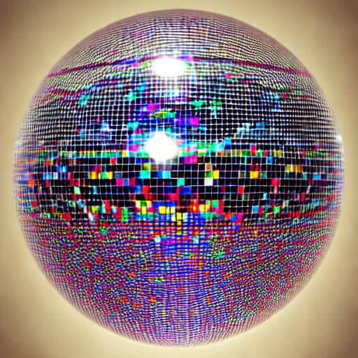 a photo of ddfusion style Disco ball