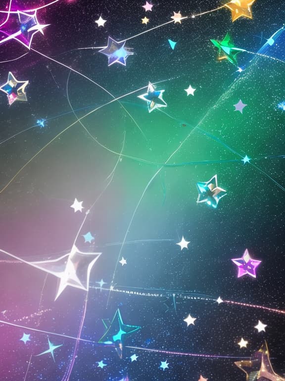  Cute musical notes and sparkling stars and gems wallpaper