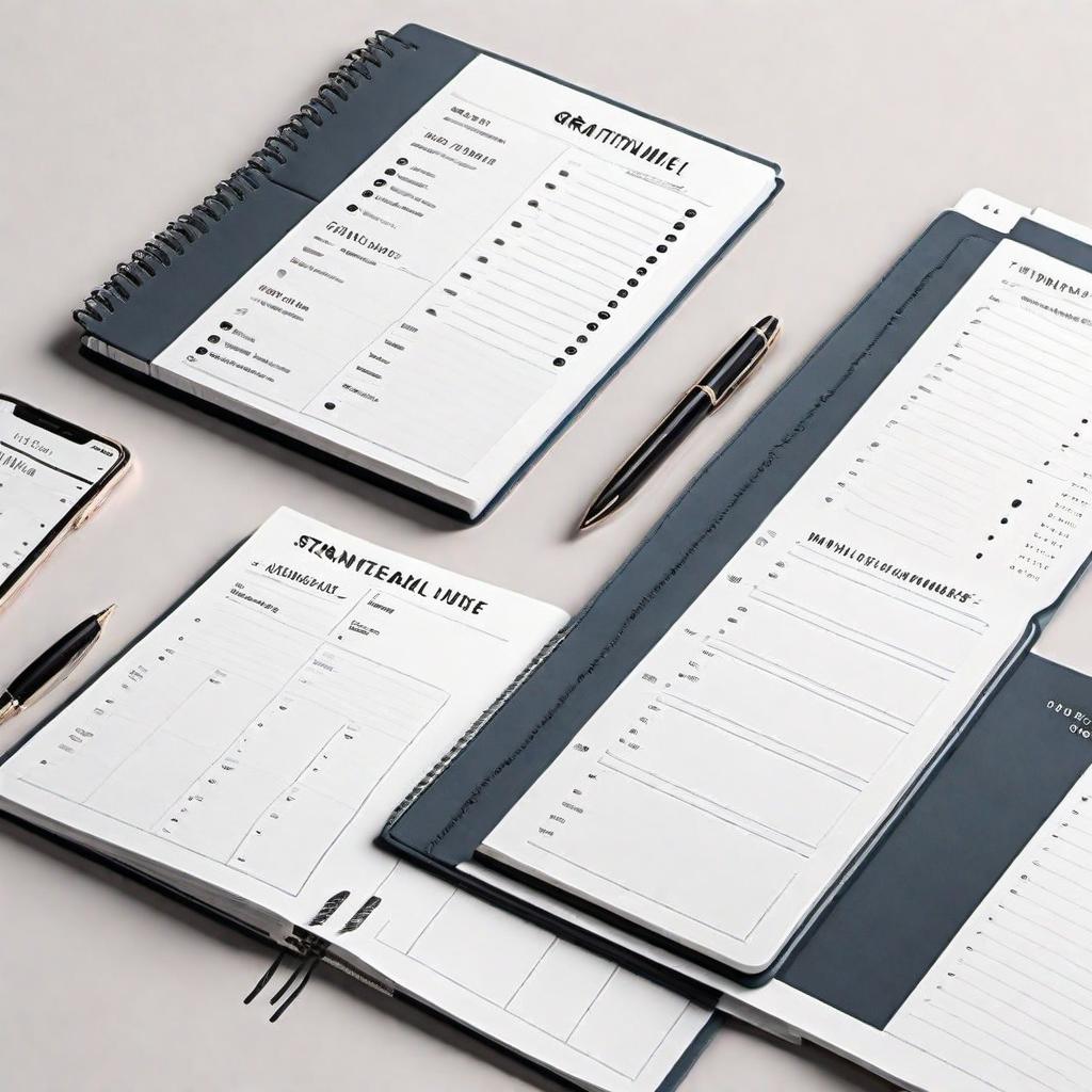  Design a planner with a simple, clean layout. Include sections for the date, to-do list, priorities, notes and a small section at the bottom for gratitude. Use a monochromatic color scheme to keep it looking organized and professional. Make sure the fonts are legible and the overall design is user-friendly for someone to plan their day effectively. hyperrealistic, full body, detailed clothing, highly detailed, cinematic lighting, stunningly beautiful, intricate, sharp focus, f/1. 8, 85mm, (centered image composition), (professionally color graded), ((bright soft diffused light)), volumetric fog, trending on instagram, trending on tumblr, HDR 4K, 8K