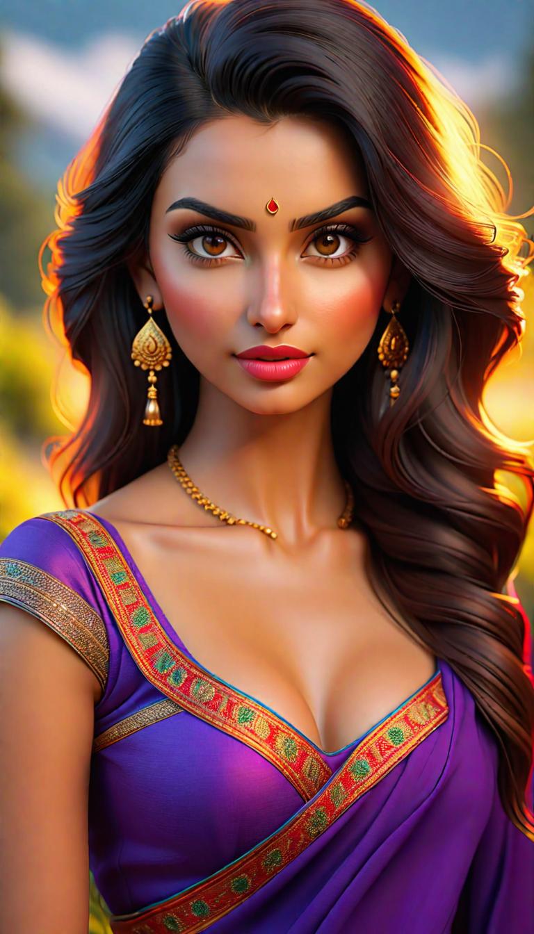  Professional 3D model of A Very Hot Girl wearing saree showing her body ultra realistic image . Rendered with Octane, the model is highly detailed,dramatic lighting. hyperrealistic, full body, detailed clothing, highly detailed, cinematic lighting, stunningly beautiful, intricate, sharp focus, f/1. 8, 85mm, (centered image composition), (professionally color graded), ((bright soft diffused light)), volumetric fog, trending on instagram, trending on tumblr, HDR 4K, 8K