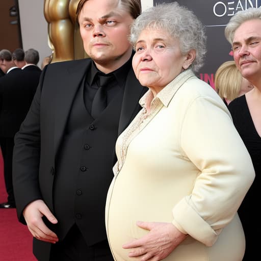  Fat Leonardo di caprio with very old woman