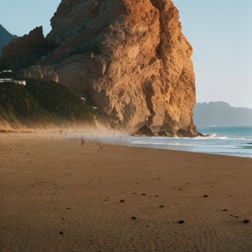 analog style  in beach High Resolution hyperrealistic, full body, detailed clothing, highly detailed, cinematic lighting, stunningly beautiful, intricate, sharp focus, f/1. 8, 85mm, (centered image composition), (professionally color graded), ((bright soft diffused light)), volumetric fog, trending on instagram, trending on tumblr, HDR 4K, 8K