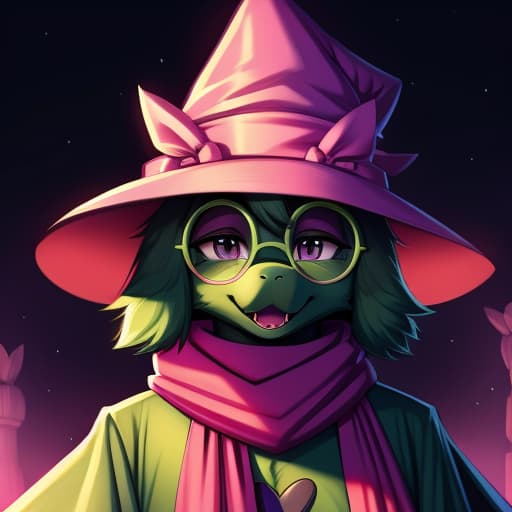  By desertkaiju, Ralsei, Deltarune, open eyes, digital art, masterpiece, 4k, fine details,