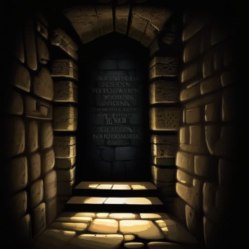  Welcome to the tower's entrance. Imagine a dimly lit chamber with a (flickering torch) casting shadows on (stone walls). The air feels old, carrying a hint of (ancient inscriptions) you can't read. Ahead stands a (heavy wooden door), a pathway deeper into the mysterious tower. Shadows move mysteriously, making the atmosphere eerie and foreboding."

Keywords for the illustration: Tower entrance, flickering torch, stone walls with inscriptions, heavy wooden door, eerie atmosphere, shadows dancing.
