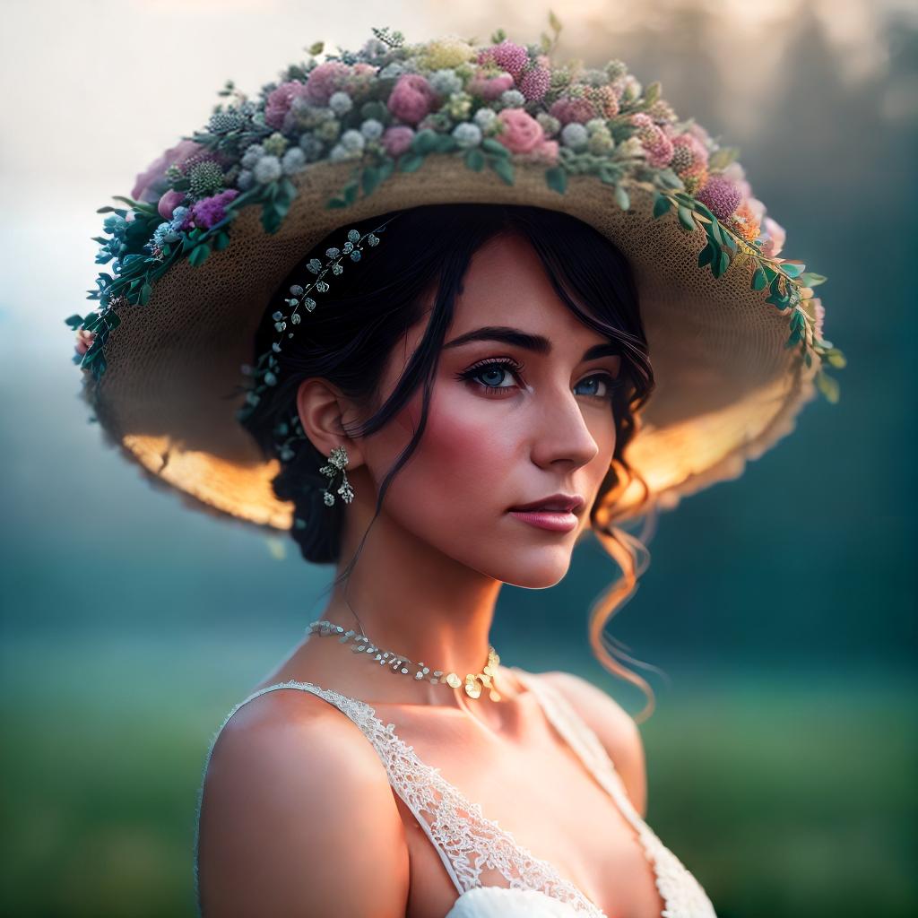  Millen Farmer ,highly detailed, cinematic lighting, stunningly beautiful, intricate, sharp focus, f1. 8, 85mm, (centered image composition), (professionally color graded), ((bright soft diffused light)), volumetric fog, trending on instagram, trending on tumblr, HDR 4K, 8K