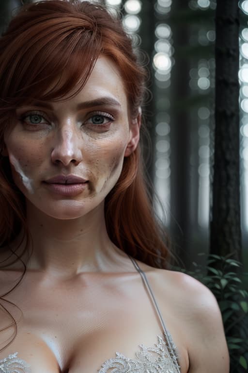  close up of a european woman, ginger hair, winter forest, natural skin texture, 24mm, 4k textures, soft cinematic light, RAW photo, photorealism, photorealistic, intricate, elegant, highly detailed, sharp focus, ((((cinematic look)))), soothing tones, insane details, intricate details, hyperdetailed, low contrast, soft cinematic light, dim colors, exposure blend, hdr, faded hyperrealistic, full body, detailed clothing, highly detailed, cinematic lighting, stunningly beautiful, intricate, sharp focus, f/1. 8, 85mm, (centered image composition), (professionally color graded), ((bright soft diffused light)), volumetric fog, trending on instagram, trending on tumblr, HDR 4K, 8K