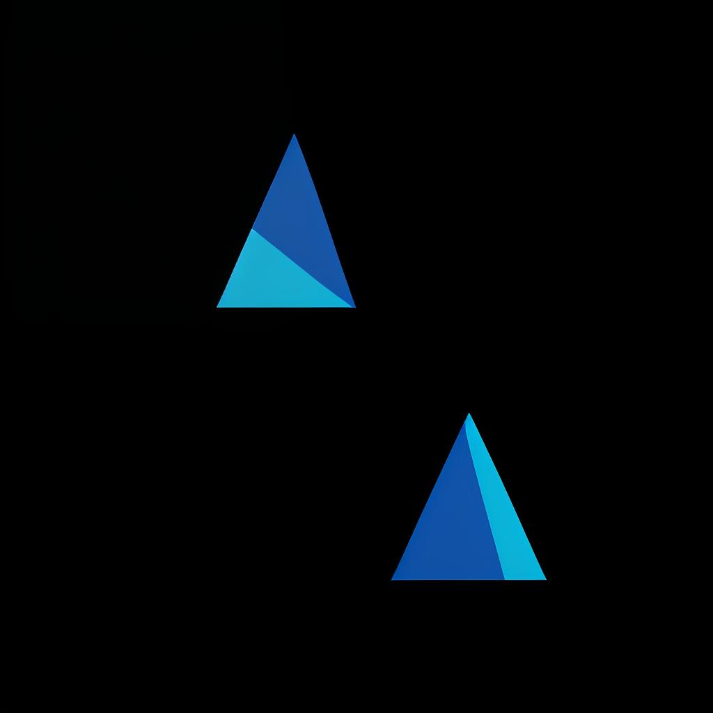  blue triangle with area greater than 400