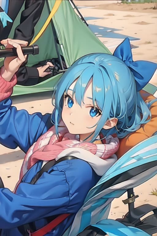  Cirno, camping