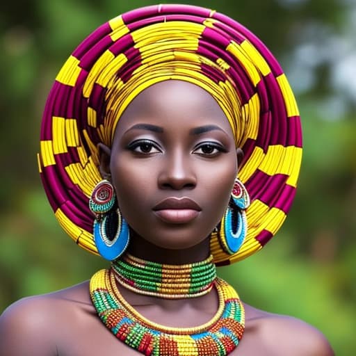  a beautiful African lady