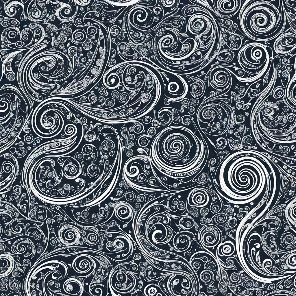  background, swirls style, color code: #432371