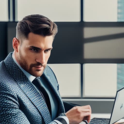  Matthew, (entrepreneur image:1.2), (wearing simple business casual attire), (appears professional and leadership), (youth and ambition:1.0), (fashionable hairstyle), (bright eyes), (confident and determined expression), (reflecting tenacity and pursuit of success), (healthy charm:1.0), (robust physique), (suntanned skin), (positive and health conscious lifestyle), (tech element:0.8), (holding the latest smartphone or tablet), (tech company environment:1.2), (high tech office setting), (high tech equipment), (open workspace), (symbol of career success:0.7), (trophies:0.5), (certificates:0.5), (speculative adversary elements:0.7), (flashing warning lights), (computer screen showing a hacking attack), (cityscape:0.7), (city skyline), (bustling hyperrealistic, full body, detailed clothing, highly detailed, cinematic lighting, stunningly beautiful, intricate, sharp focus, f/1. 8, 85mm, (centered image composition), (professionally color graded), ((bright soft diffused light)), volumetric fog, trending on instagram, trending on tumblr, HDR 4K, 8K