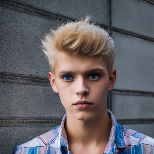 portrait+ style czech homosexual twink blonde very cute dude face