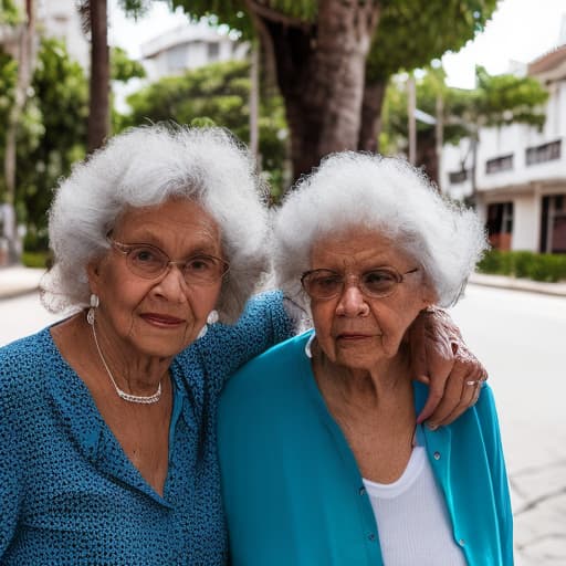 portrait+ style granny ass de república Dominicana con su amiga en la calle en calzones