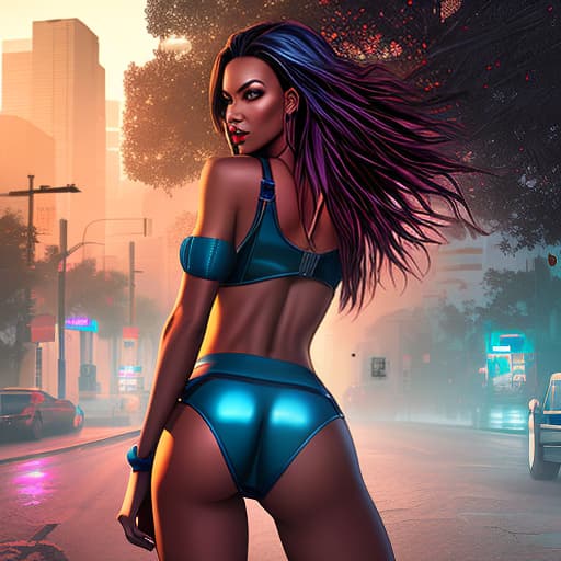 nvinkpunk Realistic image of a black woman un thong ., max detail hyperrealistic, full body, detailed clothing, highly detailed, cinematic lighting, stunningly beautiful, intricate, sharp focus, f/1. 8, 85mm, (centered image composition), (professionally color graded), ((bright soft diffused light)), volumetric fog, trending on instagram, trending on tumblr, HDR 4K, 8K