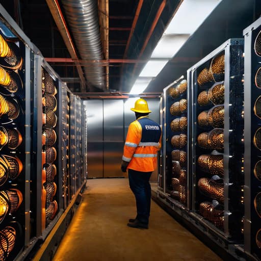  Alliance Resource Partners' Strategic Bitcoin Mining Expansion hyperrealistic, full body, detailed clothing, highly detailed, cinematic lighting, stunningly beautiful, intricate, sharp focus, f/1. 8, 85mm, (centered image composition), (professionally color graded), ((bright soft diffused light)), volumetric fog, trending on instagram, trending on tumblr, HDR 4K, 8K