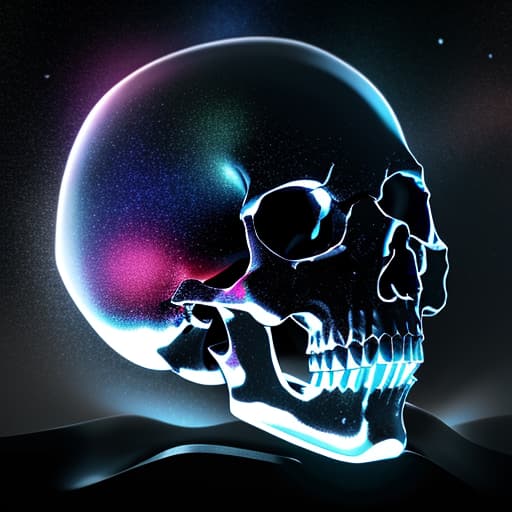  human skull transparent, universe in the human brain, explosion ideas, high detailing, 8k, hyperrealistic, high quality, highly detailed, cinematic lighting, intricate, sharp focus, f/1. 8, 85mm, (centered image composition), (professionally color graded), ((bright soft diffused light)), volumetric fog, trending on instagram, HDR 4K, 8K