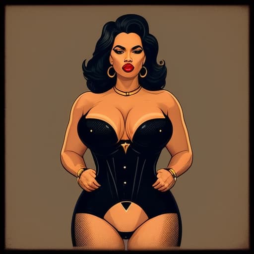  printdesign, in PrintDesign Style, realistic, beautiful black  woman,  and sensual cat woman halloween costume, with black and gold catsuit costume, wearing black cat ears,  face expressions, attractive and alluring and sensual grown woman, with sleek long straight hair, soft  hairs, soft cut layers, curvaceous simplicity, baddie, instagram baddie, high resolution NFSW content big coast big Stomach big lungs big , Big below, big Chests, Close-up, No clothes, showing her s, close up