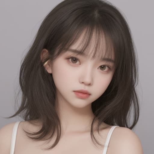  girl, best quality, solo, headshot, simple background