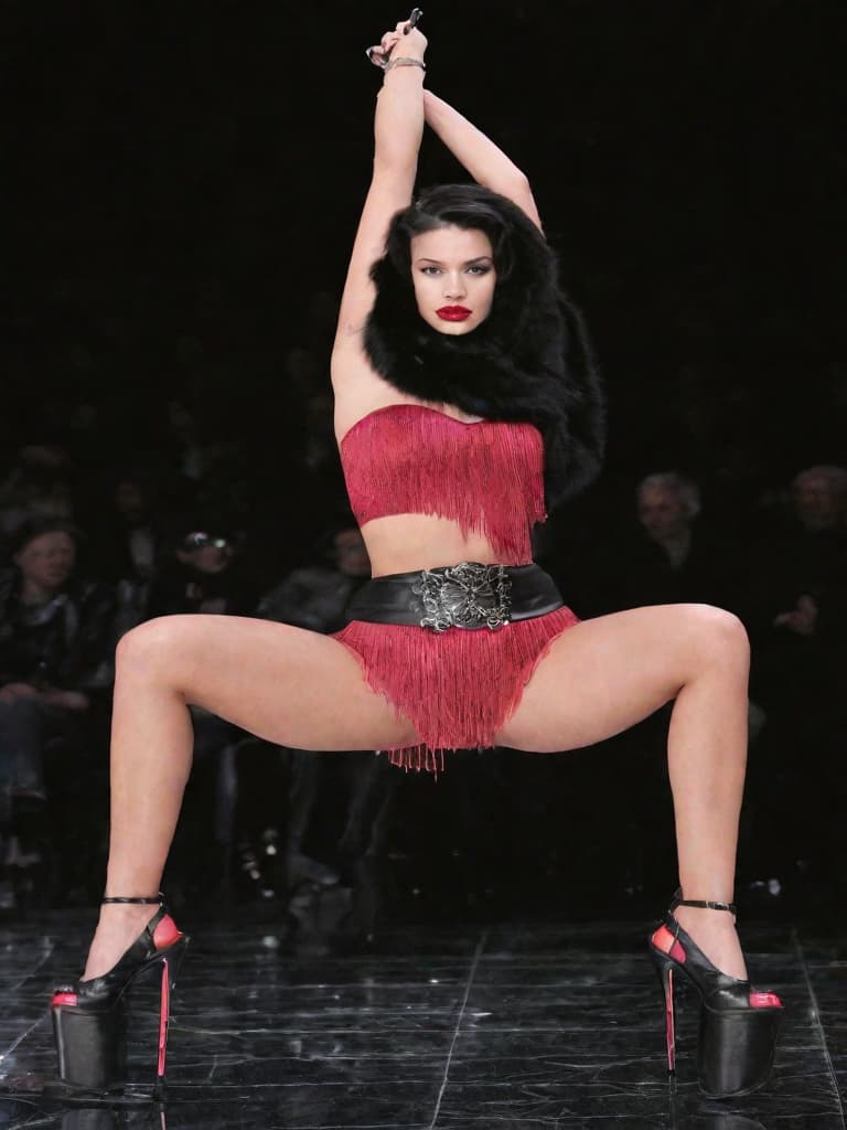  McQueen FW09 style, 1, , (solo, rating:, , :1.4), earrings, black hair, jewelry, boots, undress, strip , l off, bareness, long hair, s, ,smile, hairband, lips, uncensored, photorealistic, grin, realistic, mole, looking at viewer, s, parted lips, blue hair, standing, hoop earrings, grey eyes, hair pulled back, makeup, legs, brown eyes, presenting, hand on , flat , mole under eye, , nail polish, indoors, hair, brown footwear, beautiful face, lipstick, clitoris, large pink , score 9, score 8 up, score 7 up,score 6 up, Wednesday Addams, flirty, flat , big s, rings, muscled, legs together, stockings, boots, lying on back, , juices