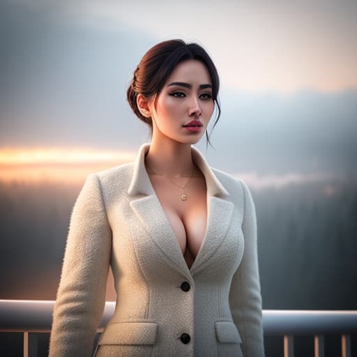  girl hyperrealistic, full body, detailed clothing, highly detailed, cinematic lighting, stunningly beautiful, intricate, sharp focus, f/1. 8, 85mm, (centered image composition), (professionally color graded), ((bright soft diffused light)), volumetric fog, trending on instagram, trending on tumblr, HDR 4K, 8K
