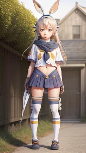  Shimakaze. Child. full body. Short cloth, very stretched and tight. , masterpieces, top quality, best quality, official art, beautiful and aesthetic, realistic, 4K, 8K