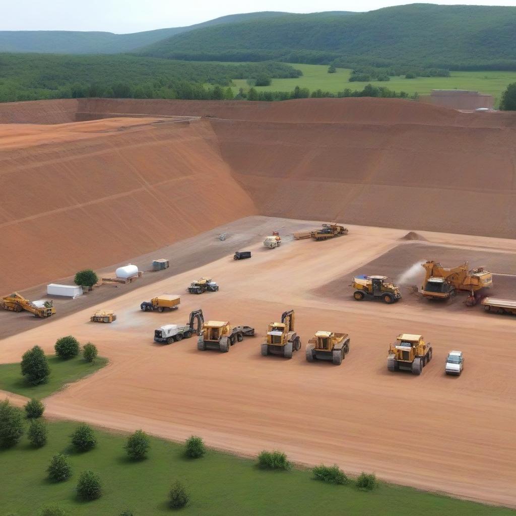  Gravel production place - quarry