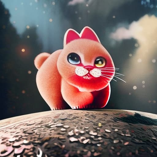  Un petit chaton hyperrealistic, full body, detailed clothing, highly detailed, cinematic lighting, stunningly beautiful, intricate, sharp focus, f/1. 8, 85mm, (centered image composition), (professionally color graded), ((bright soft diffused light)), volumetric fog, trending on instagram, trending on tumblr, HDR 4K, 8K