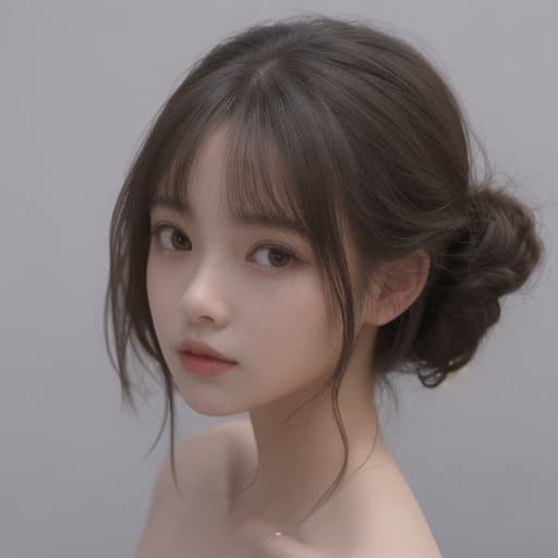  girl, best quality, solo, headshot, simple background