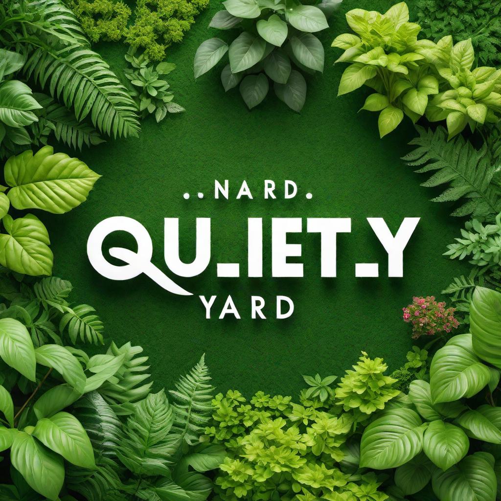  Create a company logo for a yard care company named 'Quietly Conscious Yard' that reflects a serene and eco-friendly image, incorporating elements like greenery, a subtle color palette, and a sense of mindfulness in the design. hyperrealistic, full body, detailed clothing, highly detailed, cinematic lighting, stunningly beautiful, intricate, sharp focus, f/1. 8, 85mm, (centered image composition), (professionally color graded), ((bright soft diffused light)), volumetric fog, trending on instagram, trending on tumblr, HDR 4K, 8K