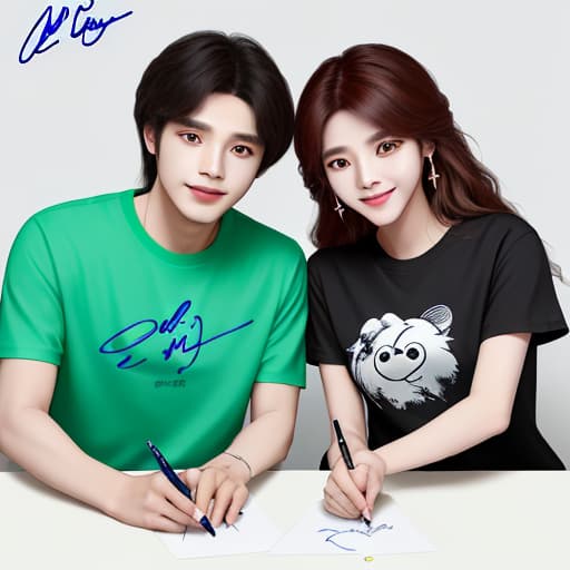  Generate a t-shirt jointly signed by Weixin Pay and lv.