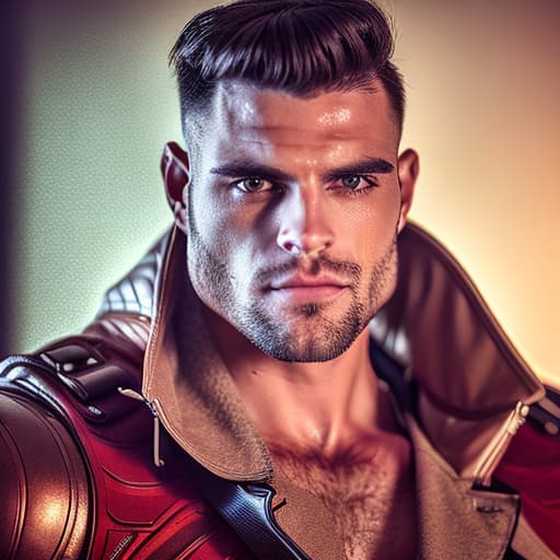 portrait+ style brian cage queer face