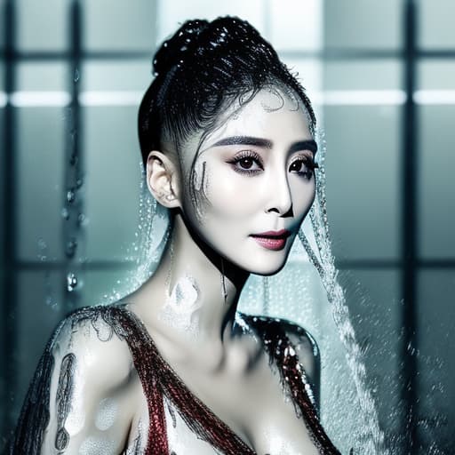 portrait+ style fan bing bing take a shower full body