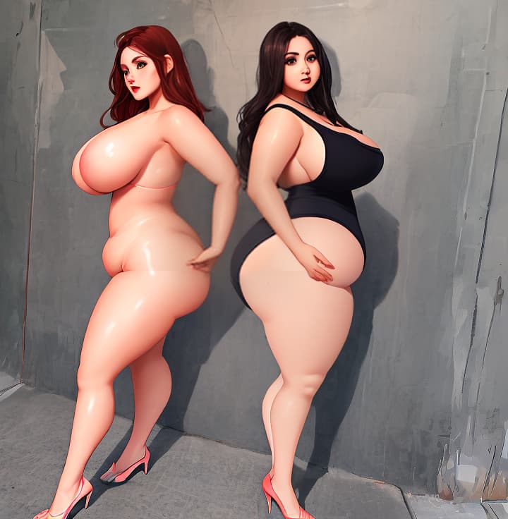  Súper curvy thicc women