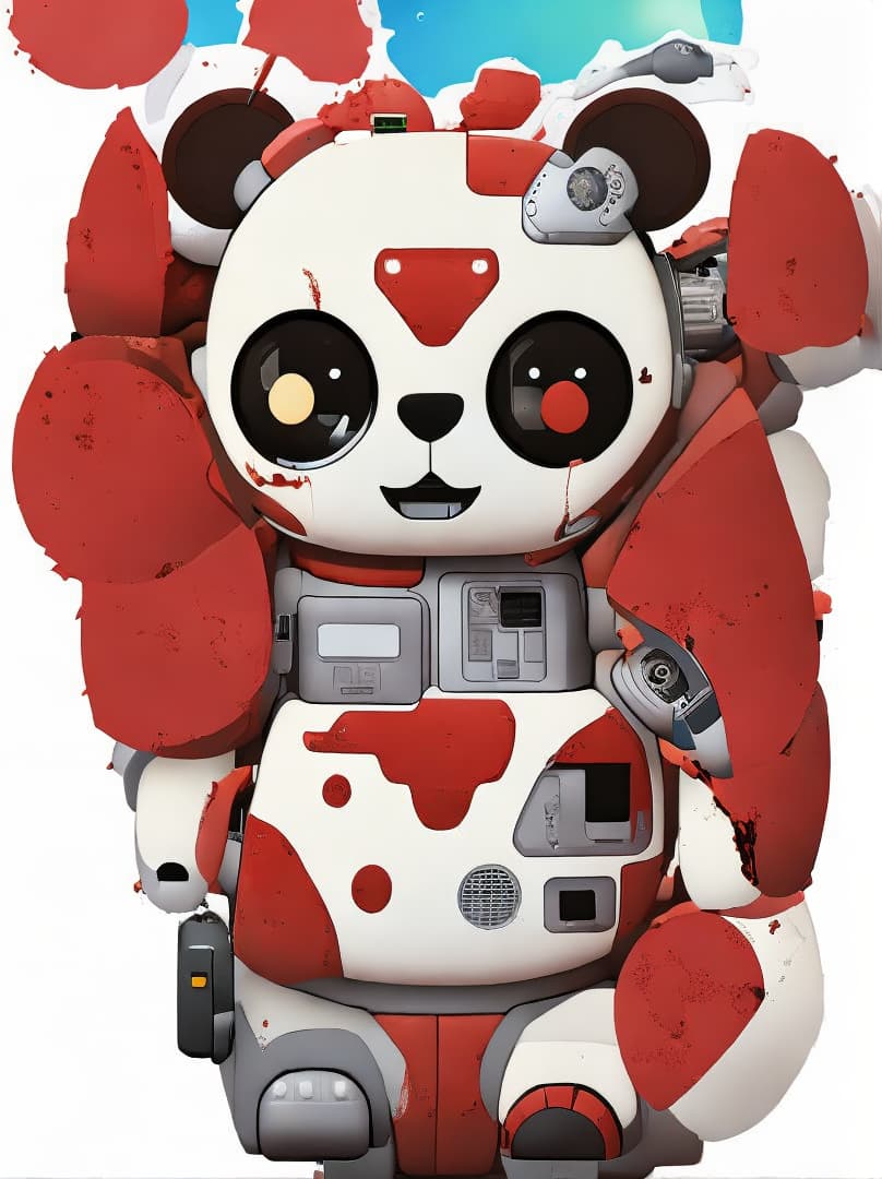  , a cute guilt robot bear, sticker, akira toriyama , white background,murder bear, bloody , dripping blood,bloody trump head on ground<lora:arcana-xl:0.9380552704105101><lora:neoclassicalmasterbedroom:0.5895297976427594><lora:japanese-modern-wood-inte:0.009435480412516073><lora:envybetterhands-loco:0.35833211775159257> hyperrealistic, full body, detailed clothing, highly detailed, cinematic lighting, stunningly beautiful, intricate, sharp focus, f/1. 8, 85mm, (centered image composition), (professionally color graded), ((bright soft diffused light)), volumetric fog, trending on instagram, trending on tumblr, HDR 4K, 8K