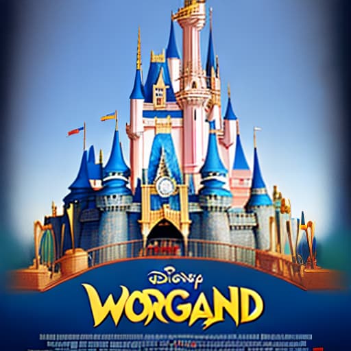  Disney land movie poster