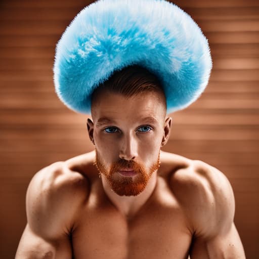 portrait+ style russian queer fitness model ginger very cute dude face