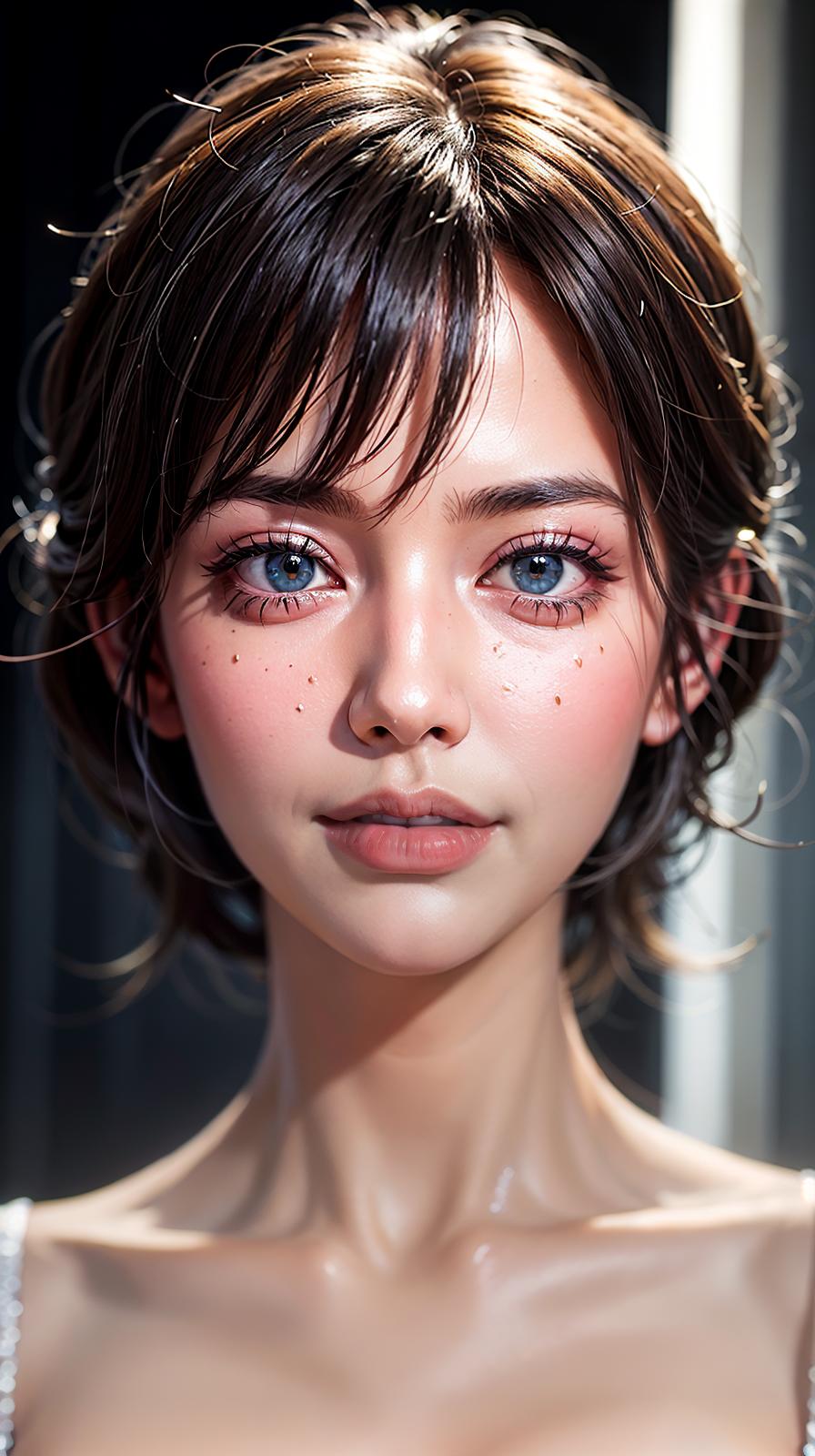  ultra high res, (photorealistic:1.4), raw photo, (realistic face), realistic eyes, (realistic skin), <lora:XXMix9_v20LoRa:0.8>, ((((masterpiece)))), best quality, very_high_resolution, ultra-detailed, in-frame, blue-eyed, woman, elegant, captivating gaze, stunning, graceful, mesmerizing, alluring, ethereal, enchanting, radiant, striking, sapphire-eyed, captivating smile, mysterious, sophisticated, delicate, enchanting, divine, bewitching