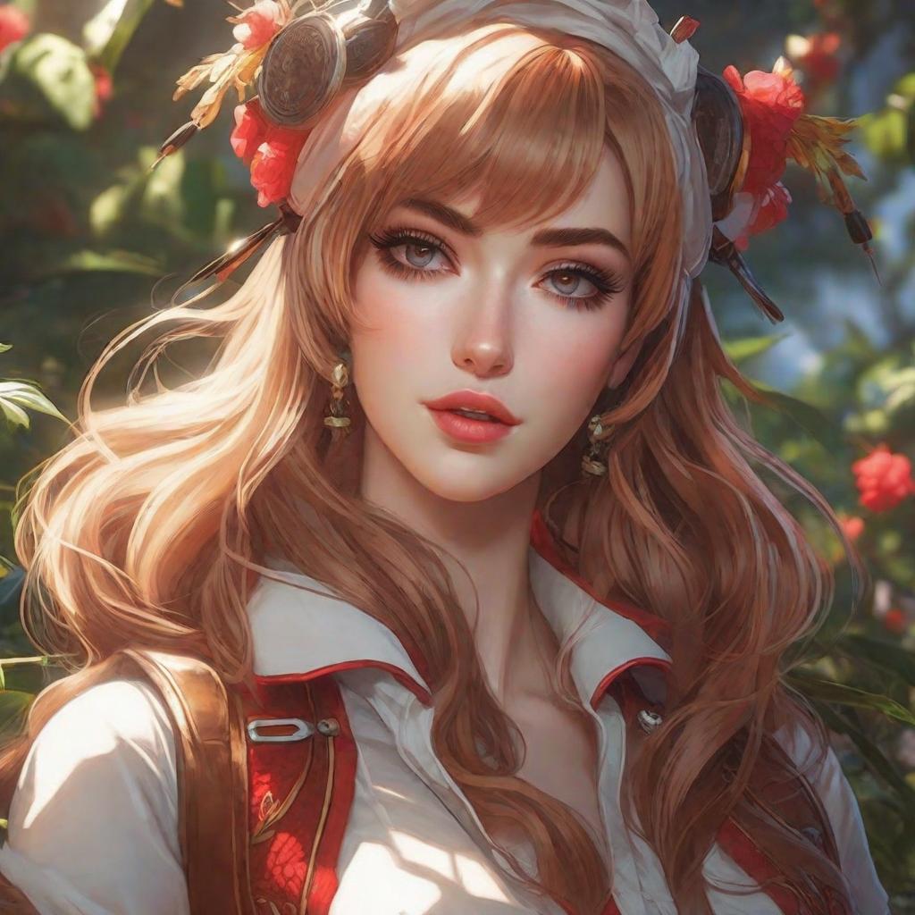  Um anjo , Anime, realistic shaded Perfect face, fine details. Anime. realistic shaded lighting by Ilya Kuvshinov krenz cushart katsuhiro otomo, magali villeneuve, artgerm, rutkowski Jeremy Lipkin and Giuseppe Dangelico Pino and Michael Garmash and Rob Rey hyperrealistic, full body, detailed clothing, highly detailed, cinematic lighting, stunningly beautiful, intricate, sharp focus, f/1. 8, 85mm, (centered image composition), (professionally color graded), ((bright soft diffused light)), volumetric fog, trending on instagram, trending on tumblr, HDR 4K, 8K